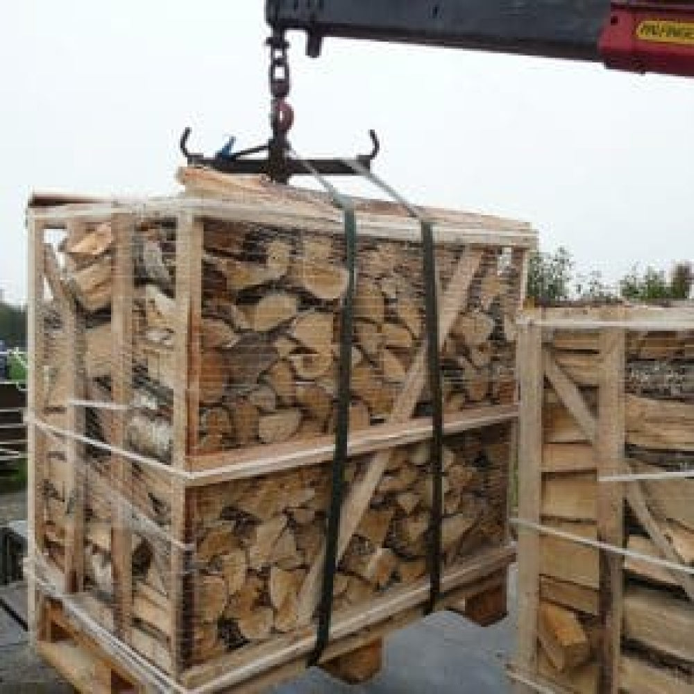 Halve pallet Brandhout – 40 cm – Hardhoutmix – ± 1 m³