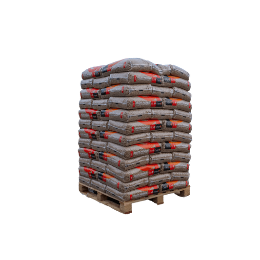 SCHÜSTER houtpellets – Pallet met 66 zakken (990 kg) – EN Plus A1 / DIN+